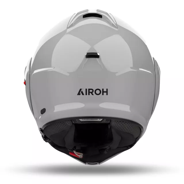 Felnyitható bukósisak AIROH MATHISSE 2 Color P/J cementszürke fényes, 3D szerkezetű műanyag belső tér, Pinlock® 120  XLT fólia, biztonsági pántos rögzítés