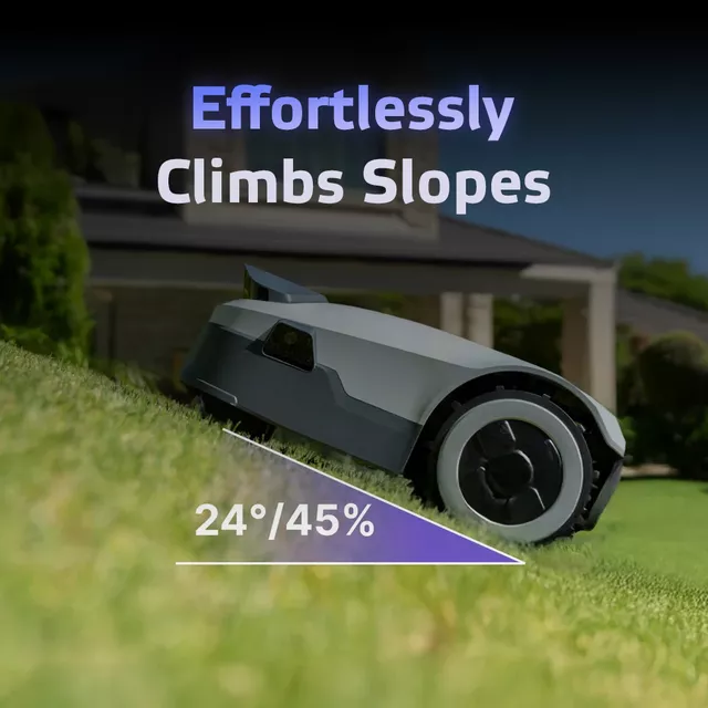 Vezeték nélküli robotfűnyíró Anthbot Genie 1000 (2000m²), 12,3 kg, vezérlés intelligens alkalmazáson keresztül, automatikus esőérzékelés