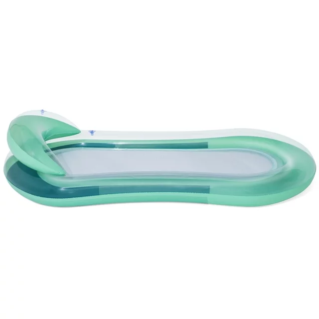 Felfújható matrac Bestway Aqua Lounge 160 x 84 cm, strapabíró anyag, háttámla és fejtámla, hálós anyag, biztonsági szelep - zöld