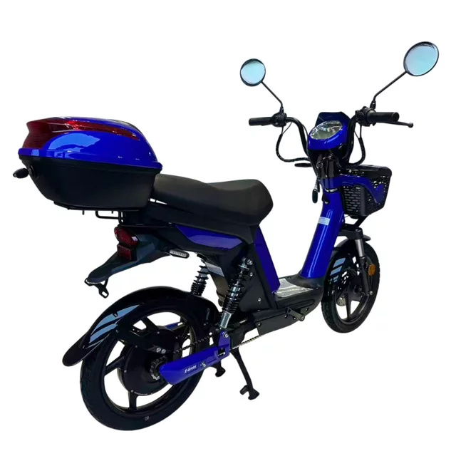 Elektromos robogó W-TEC E-Greta II 12Ah 18",  LED-es világítás, távirányító beépített riasztóval, áttekinthető digitális kijelző, 50 km hatótávolság - fekete