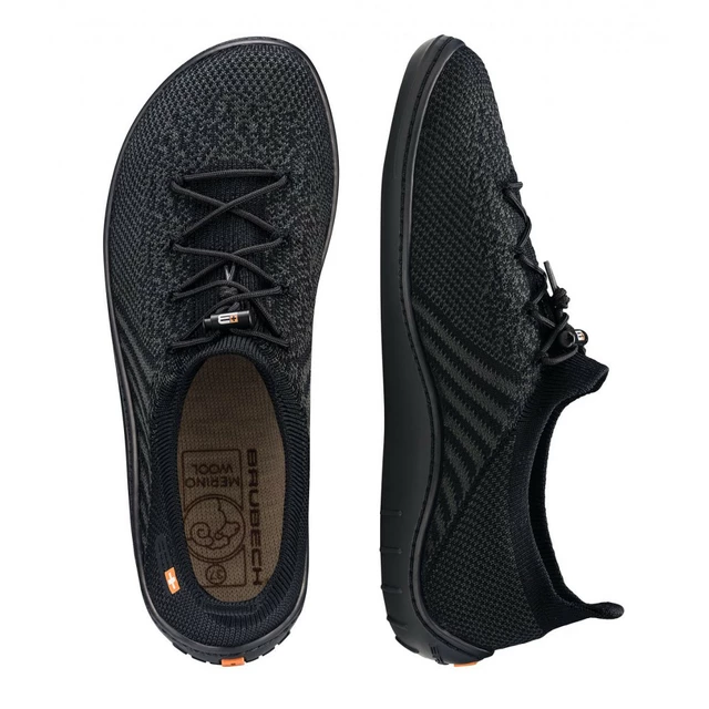 Női barefoot cipő Brubeck Merino - fukszia