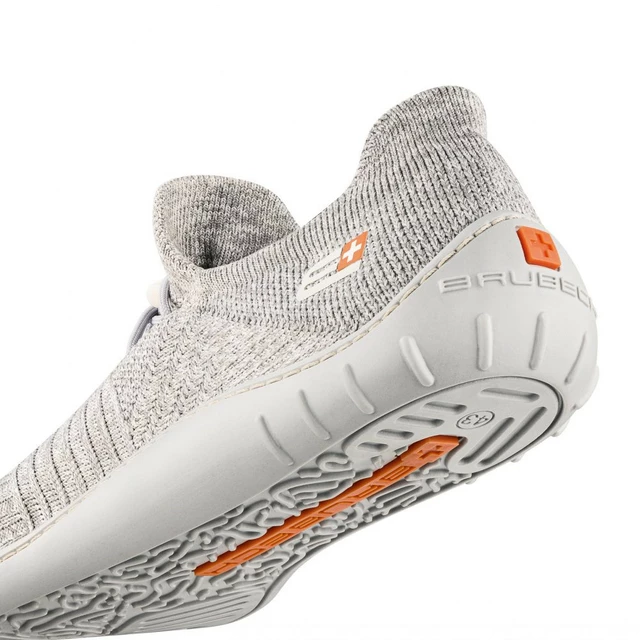 Férfi barefoot cipő Brubeck Merino - világos szürke