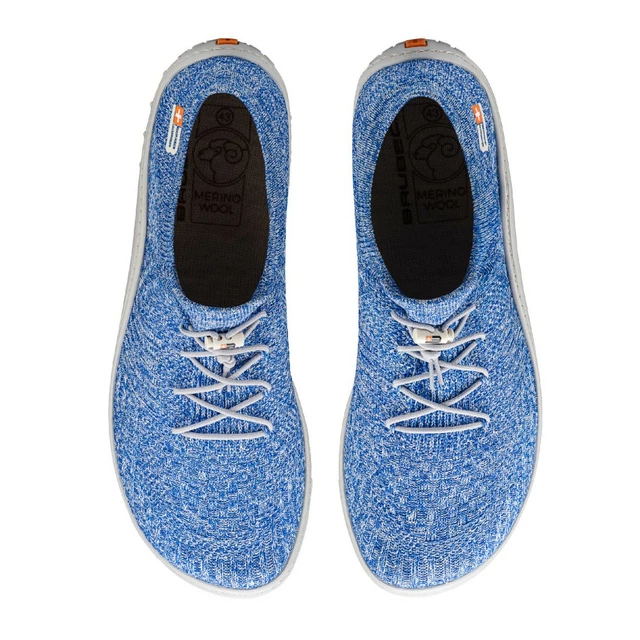 Férfi barefoot cipő Brubeck Merino - világos szürke