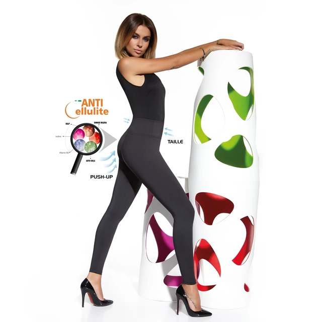 Női push-up leggings BAS BLACK Candy - fekete
