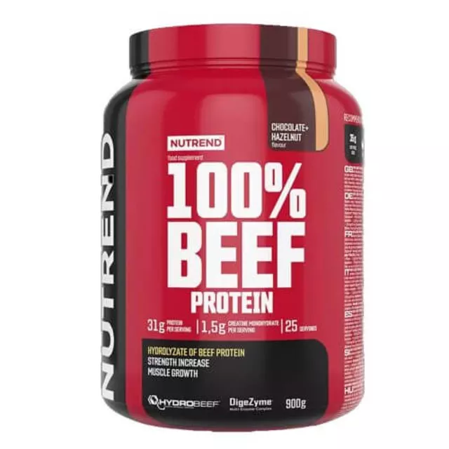 NUTREND 100% Beef Protein csoki-mogyoró 900g