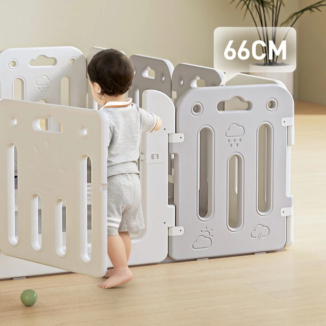 Gyerek műanyag járóka inSPORTline Klaudino 12+2 188x208x66 cm