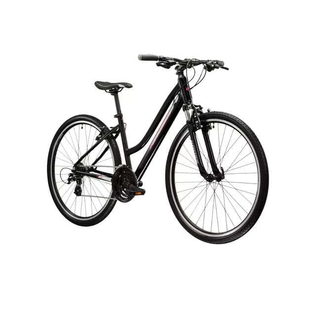 Női cross kerékpár Kross Evado 2.0 28" Gen 007, 21 sebességes Shimano hajtásrendszer, ZOOM 120E teleszkópos villa, Herrmans Oxy markolatok