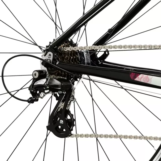 Női cross kerékpár Kross Evado 2.0 28" Gen 007, 21 sebességes Shimano hajtásrendszer, ZOOM 120E teleszkópos villa, Herrmans Oxy markolatok