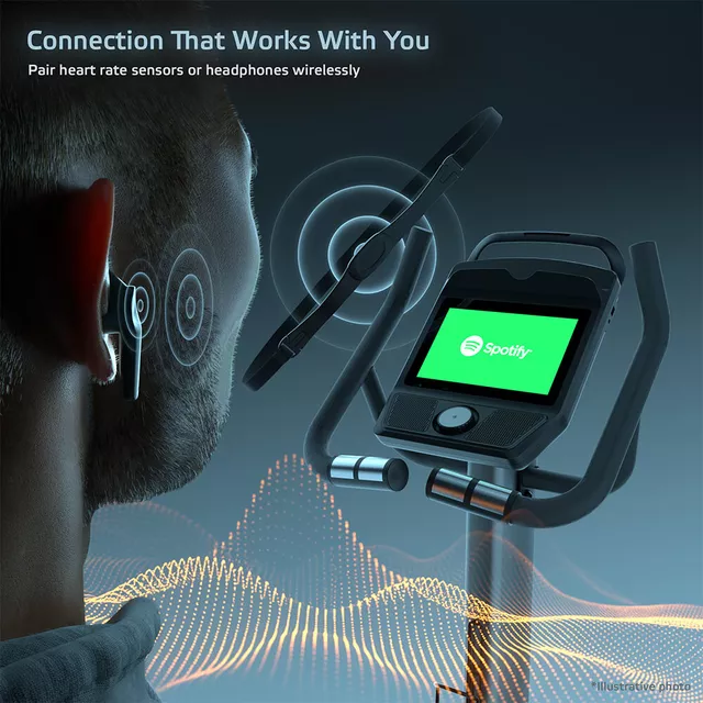 Szobakerékpár inSPORTline ZenBike 600, USB-port, max. 150kg, alkalmazások, HRC és WATT program, 7kg lendkerék, mágnesfékes