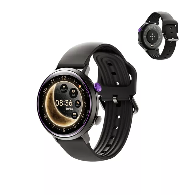 Okosóra inSPORTline Brosel, tartós fémtest, AMOLED kijelző, alkalmas úszáshoz, cserélhető szíj