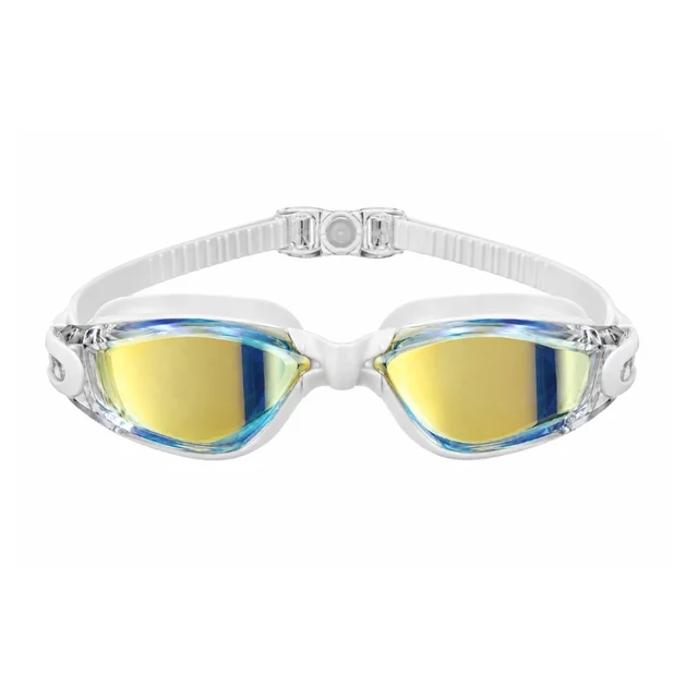 Úszószemüveg inSPORTline Clariflow Mirror, tükörbevonat, Anti-fog technológia, 100%-os UV-védelem, szilikon pánt, puha szilikon tömítés