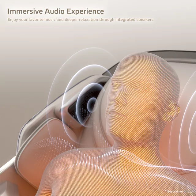 Masszázsfotel inSPORTline Balsadena, LCD vezérlőkijelző, beépített hangszórók,  LED-világítás, 20 előre beállított program, műbőr - kávé