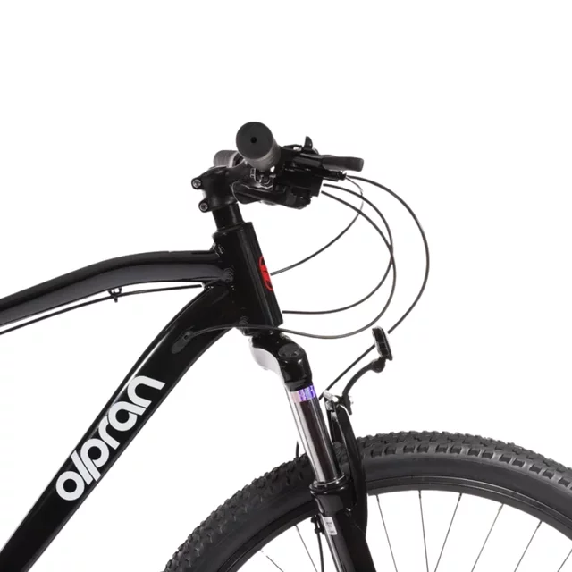 Mountain bike Olpran CANIS 27,5", 18 sebességes Shimano hajtás, könnyű alumínium váz, széles áttételtartomány, kiváló stabilitás,zökkenőmentes haladás - fehér/sötét petróleumszínű/sötétpiros