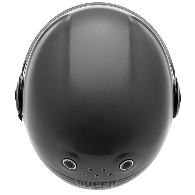 Bukósisak Cassida Fibre Super Hooligan fekete/metálszürke