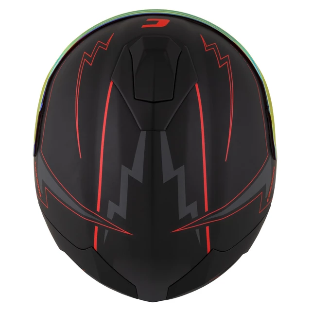 Motoros bukósisak Cassida Integral GT 2.1 Flash matt fekete/metál piros/sötét szürke, üvegszálas kompozit héj, SOS rendszer, ECE 22.06 típusjóváhagyás