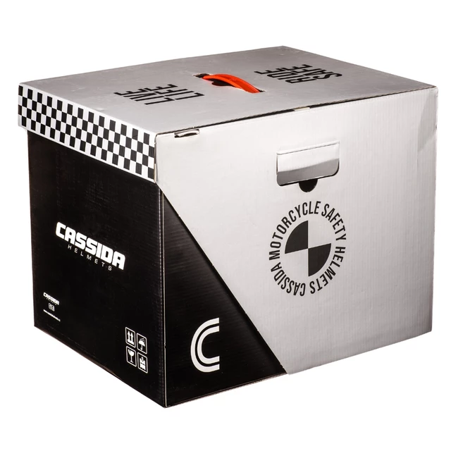 Motoros bukósisak Cassida Integral GT 2.1 Flash matt fekete / sárga fluoreszkáló / sötétszürke