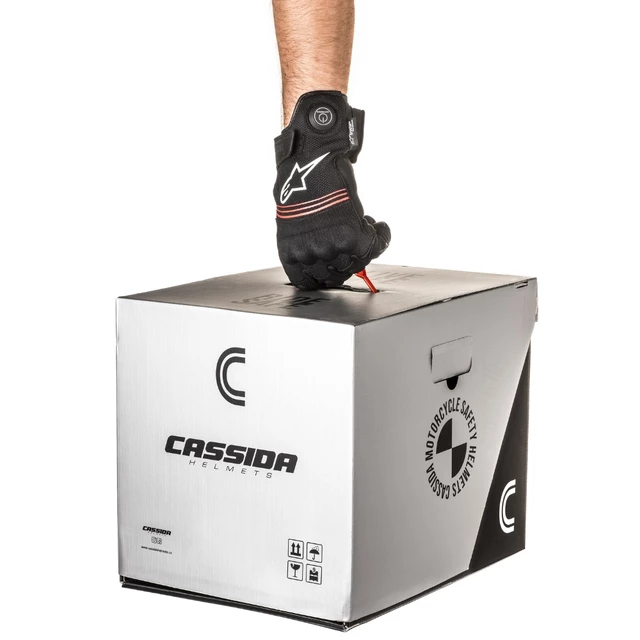 Motoros bukósisak Cassida Integral GT 2.1 Flash matt fekete / sárga fluoreszkáló / sötétszürke