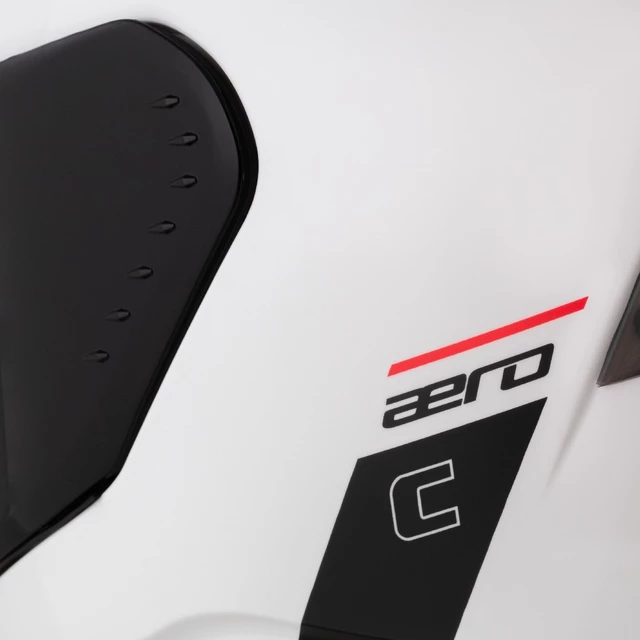 Motoros bukósisak Cassida Aero Solid fehér/fekete