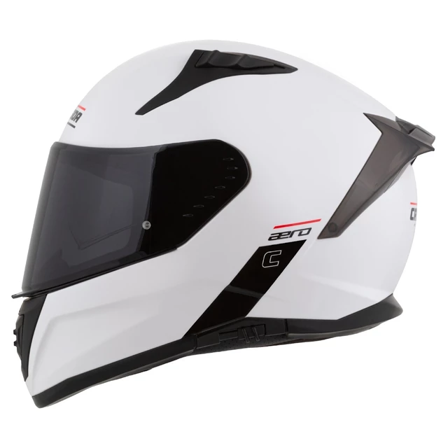 Motoros bukósisak Cassida Aero Solid fehér/fekete