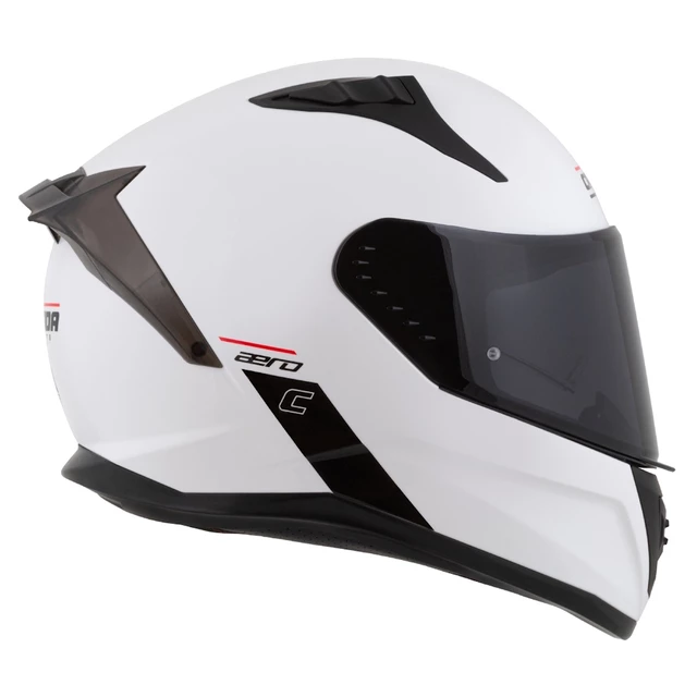 Motoros bukósisak Cassida Aero Solid fehér/fekete