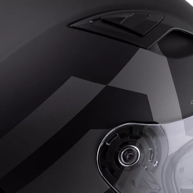 Bukósisak Cassida Orbit Grind matt fekete/szürke dioptriás vagy napszemüveg használatához alkalmas , polikarbonát héj, napellenző