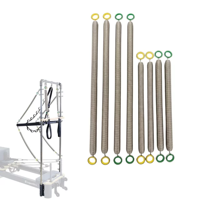 Tartalék rugókészlet inSPORTline Comfolder EVO Pilates reformer toronyhoz, 8 db a csomagban, optimális ellenállás