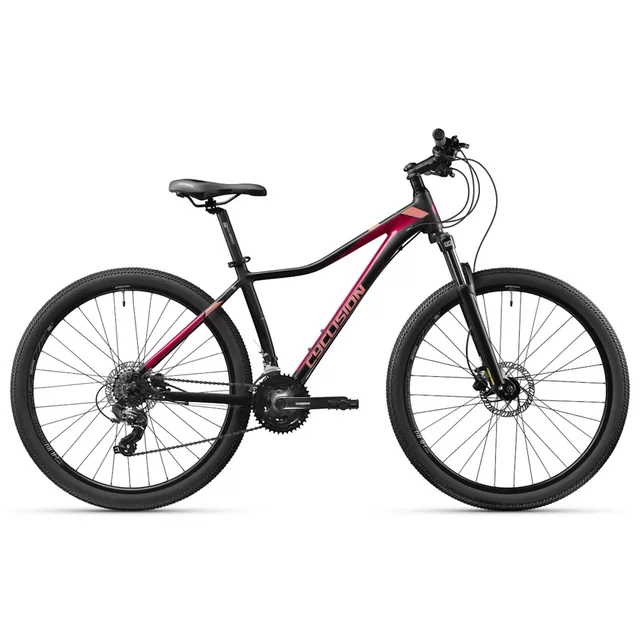 Női hegyikerékpár Cyclision Corpha 5 MK-II 29", teleszkópos villa, tárcsafékek, Shimano váltórendszer, széles gumiabroncsok - Karib-tenger - Korallbogyó