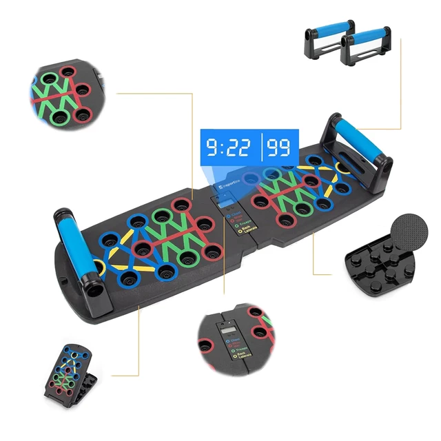 Multifunkcionális fekvőtámasz keret kijelzővel inSPORTline Pushap Evo