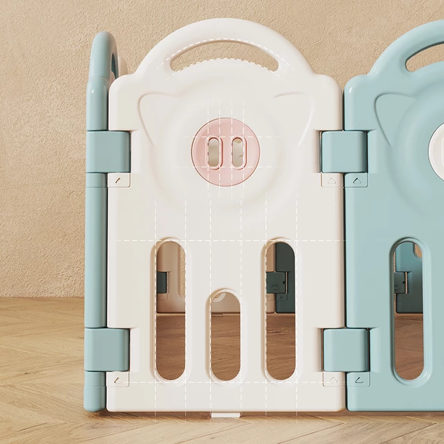 Műanyag játszóház tartozékokkal inSPORTline Piglino 178x184 cm - kék