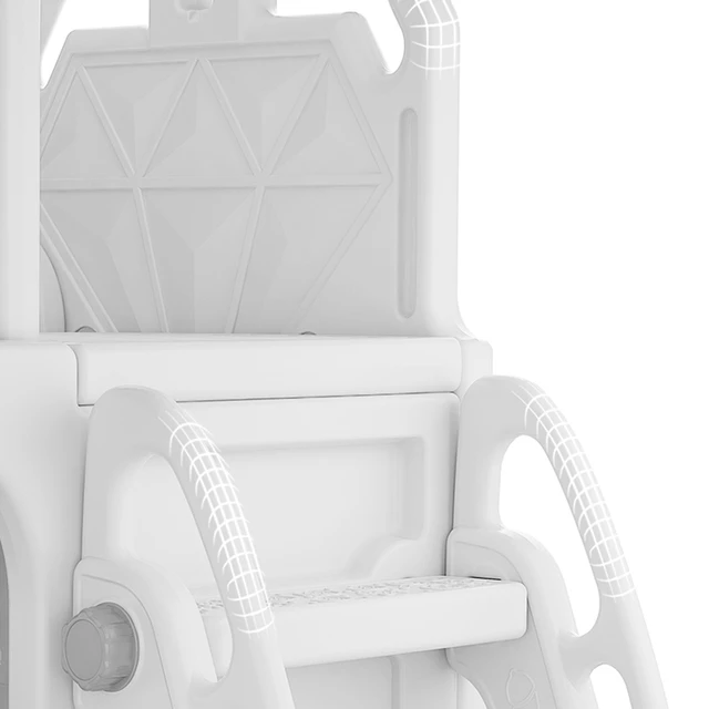 Gyerek csúszda inSPORTline Karosino - fehér