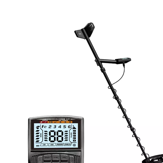Fémkereső inSPORTline Skavron M55B, háromgangú megkülönböztetés, fémszűrő, 5 üzemmód, állítható nyélhosszúság