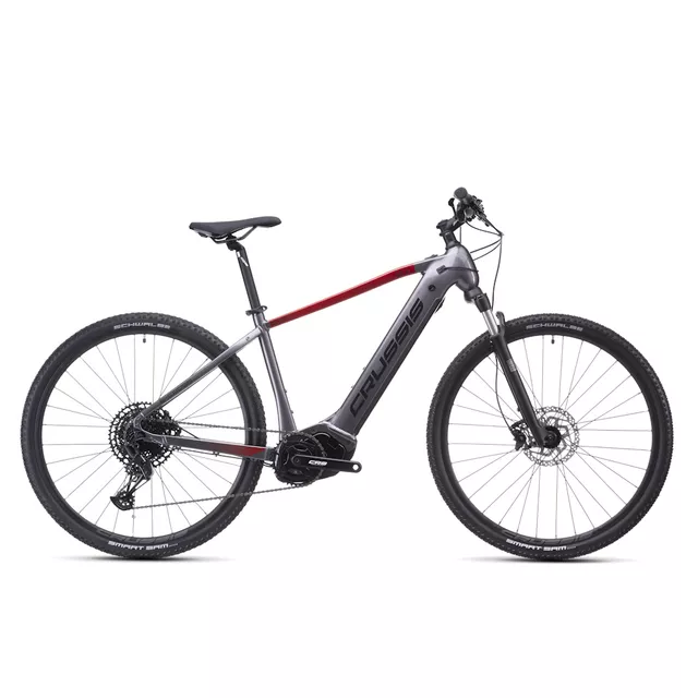 Cross elektromos kerékpár Crussis e-Cross 9.11 715Wh 28" - 2026-os modell, Schwalbe Smart Sam gumiabroncs, Panasonic GX Ultimate motor, 170 km hatótáv