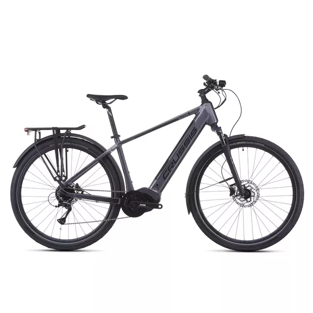 Férfi trekking elektromos kerékpár Crussis e-Gordo 7.11 715Wh 28" - modell 2026,szuper erős akkumulátor,erős Panasonic középmotor,hidraulikus fékek