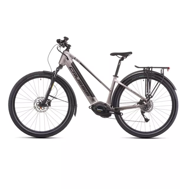 Női elektromos túrakerékpár Crussis e-Savela 7.11 691Wh 28" - 2026, 170 km hatótávolság, színes LCD-kijelző,  8 sebességes SHIMANO Acera váltó