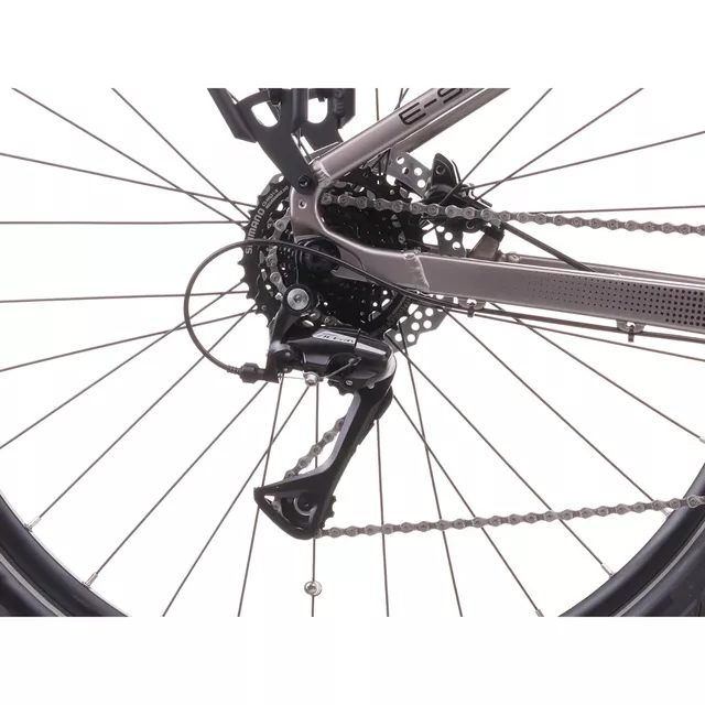Női elektromos túrakerékpár Crussis e-Savela 7.11 691Wh 28" - 2026, 170 km hatótávolság, színes LCD-kijelző,  8 sebességes SHIMANO Acera váltó