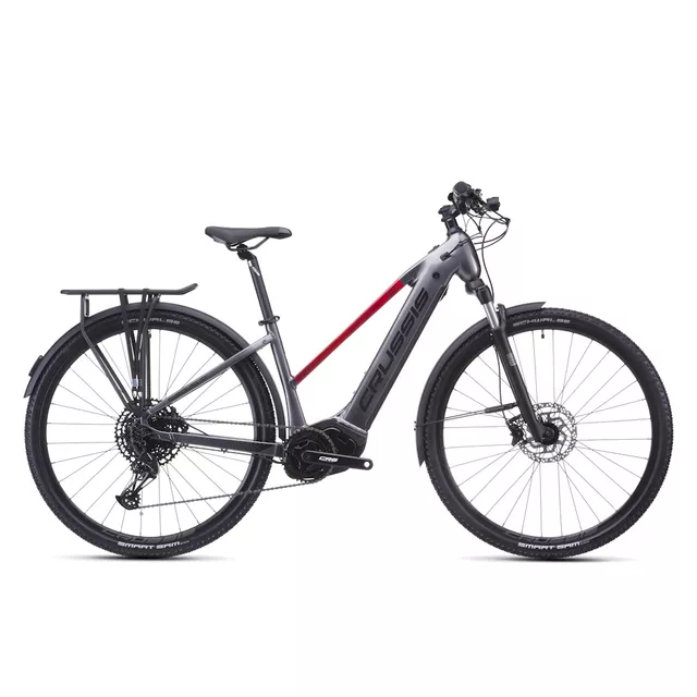 Női elektromos túrakerékpár Crussis e-Savela 9.11 715Wh 28" - 2026, SHIMANO hidraulikus tárcsafékek , színes LCD kijelző, 170 km hatótávolság