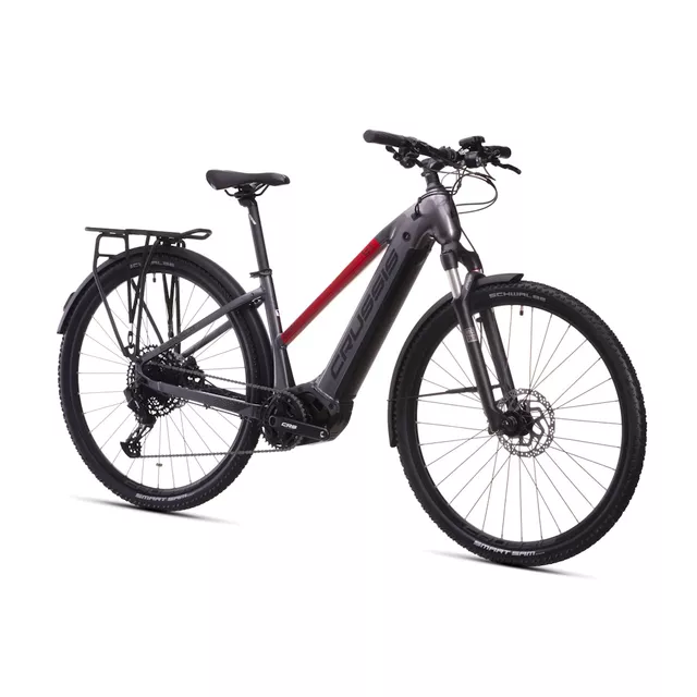 Női elektromos túrakerékpár Crussis e-Savela 9.11 715Wh 28" - 2026, SHIMANO hidraulikus tárcsafékek , színes LCD kijelző, 170 km hatótávolság