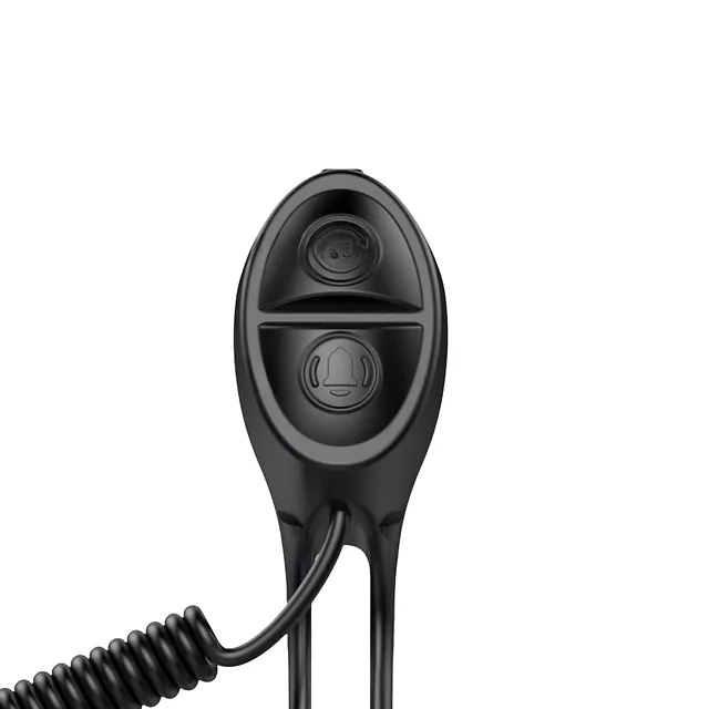 Elektromos kerékpár csengő inSPORTline ISL eBellmin, IP65 vízálló, USB-A/USB-C töltőkábel tartozék, univerzális rögzítő, beépített akkumulátor