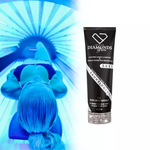 Napozókrém Diamonds of Sun Dark Bronzing Energy 250 ml, hidratál, puhít, táplál, önbarnító összetevők, óv a kiszáradástól