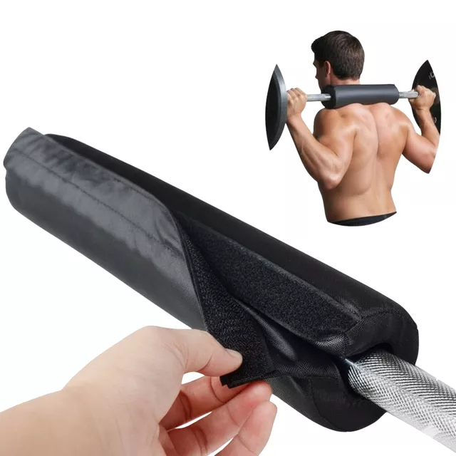 Súlyzórúd védő inSPORTline Enberoll 40x8 cm, tépőzáras rögzítés, habszivacs anyag, Oxford szövet