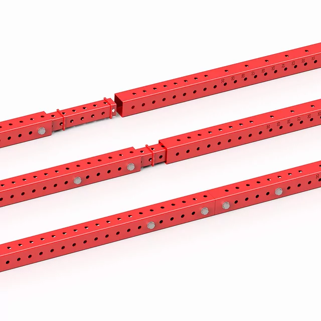 Oszlop toldó 50cm MFT-A025 - piros