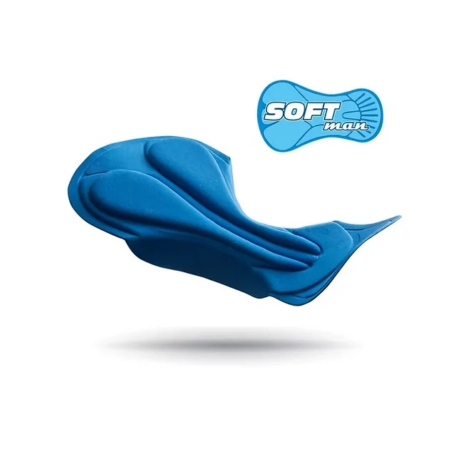 Laza férfi kerékpáros rövidnadrág Etape Freedom 3.0, AirMesh anyag, Soft Man kerékpáros betét, elasztikus panel, fényvisszaverő biztonsági funkció - antracit