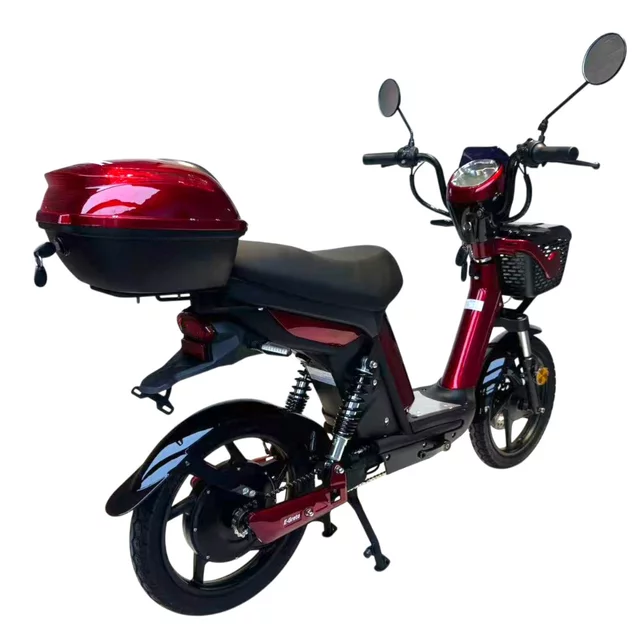 Elektromos robogó W-TEC E-Greta II 12Ah 18",  LED-es világítás, távirányító beépített riasztóval, áttekinthető digitális kijelző, 50 km hatótávolság - fekete