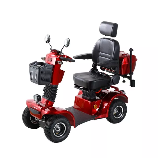 Négykerekű elektromos robogó inSPORTline Thodor, ólomsav akkumulátor, 40 km hatótávolság, 112 kg, 20 km/h - piros