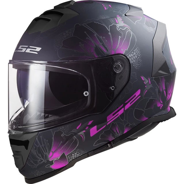 Bukósisak LS2 FF800 Storm II Burst Matt Black Pink