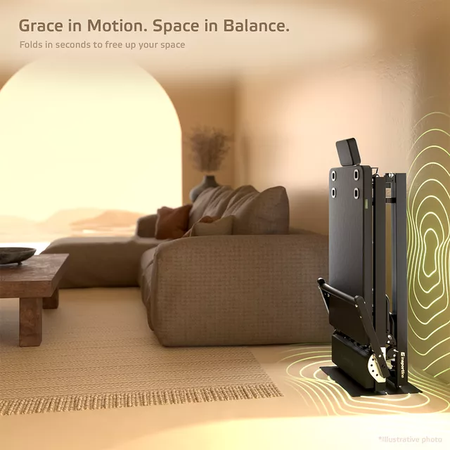 Reformer pilates inSPORTline Auraler, kettős ellenállási rendszer, összecsukható acélszerkezet, görgők a könnyű kezeléshez