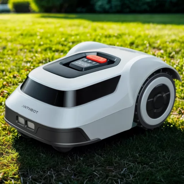 Vezetőszálas robotfűnyíró Anthbot Pion 1000 (1000m²-ig), akadályérzékelés, precíz térképezés, Bluetooth, IPX6, 30-70mm, 2500 mAh,24° (45 %)