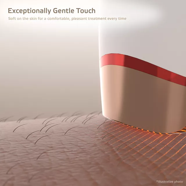 IPL epilátor inSPORTline Eriva, kijelző,  bőrközelség-érzékelés, otthoni használat, védőszemüveg, borotva, ergonomikus kialakítás