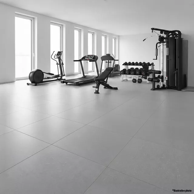 Súlyzószőnyeg inSPORTline Luxteko Flat 100x100x1,5 cm, védi a padlót a sérülésektől, vízálló, könnyű karbantartás