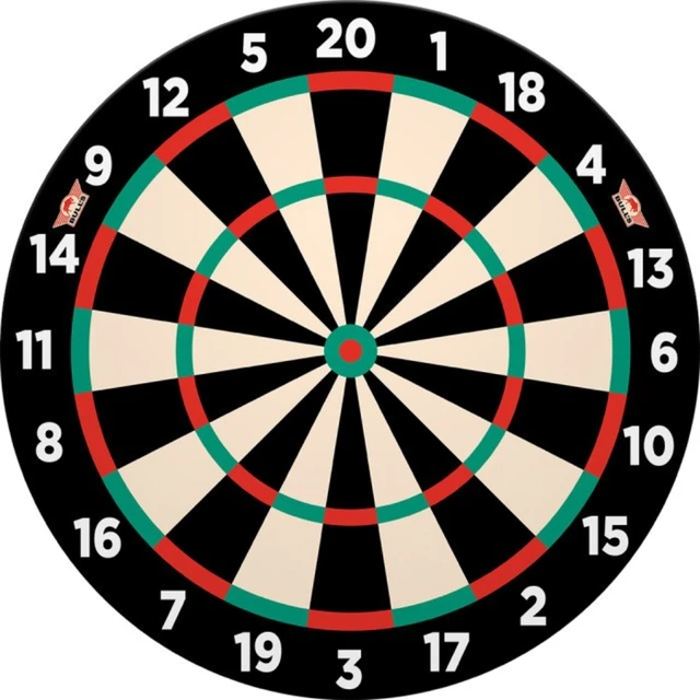 Mágneses papír Dartboard szekrény Bull's Cabinet Set